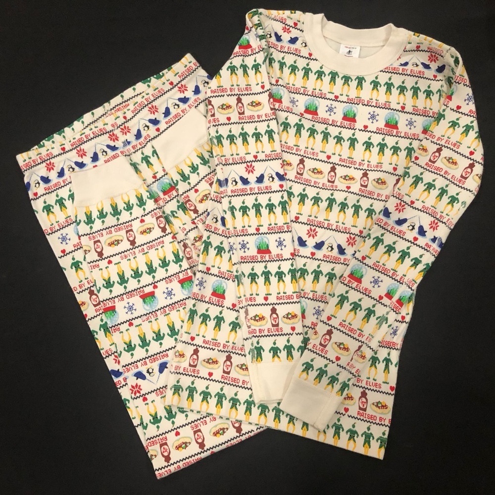 Hanna Andersson Warner Bros Elf Long John pajama set size 8